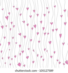 background with line and hearts pattern wallpaper