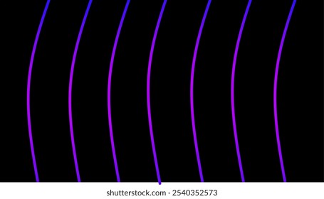 background line neon gradient blue purple color