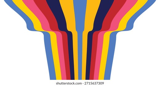 Background line pattern stripe colorful. Technology banner template