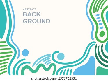 Background. Line scribble abstract shapes, modern pattern, for printing. Poster, wallpaper