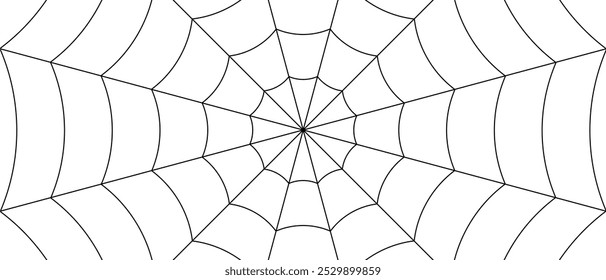 background line spider webs vector llustration. banner design vector.