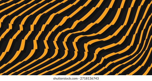Padrão de ziguezague de onda de faixa de linha de fundo. Tecnologia e esporte