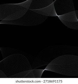 Minimalistischer Vektor für die Hintergrundlinienwelligkeit