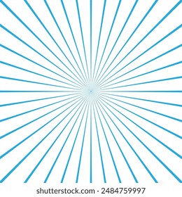 The background lines are centered in the middle like rays radiating from the illustration design