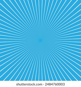 The background lines are centered in the middle like rays radiating from the illustration design