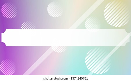 Background with Lines, Circle. For Your Design Ad, Banner, Cover Page. Vector Illustration with Color Gradient