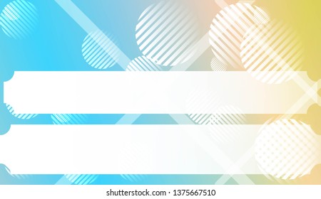 Background with Lines, Circle. For Your Design Ad, Banner, Cover Page. Vector Illustration with Color Gradient