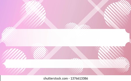 Background with Lines, Circle. For Your Design Ad, Banner, Cover Page. Vector Illustration with Color Gradient