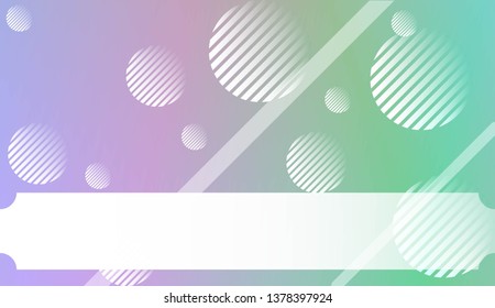 Background with Lines, Circle. For Your Design Ad, Banner, Cover Page. Vector Illustration with Color Gradient