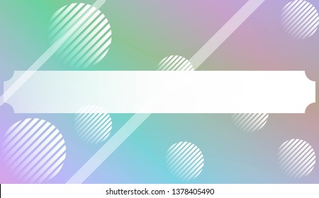 Background with Lines, Circle. For Your Design Ad, Banner, Cover Page. Vector Illustration with Color Gradient