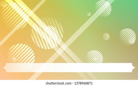 Background with Lines, Circle. For Your Design Ad, Banner, Cover Page. Vector Illustration with Color Gradient