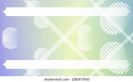 Background with Lines, Circle. For Your Design Ad, Banner, Cover Page. Vector Illustration with Color Gradient