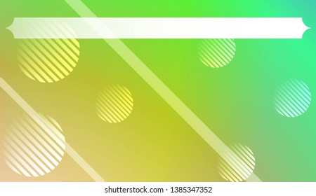 Background with Lines, Circle. For Your Design Ad, Banner, Cover Page. Vector Illustration with Color Gradient