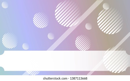 Background with Lines, Circle. For Your Design Ad, Banner, Cover Page. Vector Illustration with Color Gradient