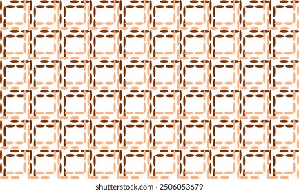 background with lines and circles, abstract background brown beige oval pattern background. Straight dot strip grid square checkerboard pattern for backdrop and wallpaper, polka seamless rectangle