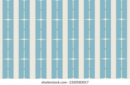 background with lines and circles, gray and blue column seamless pattern with stripes and star repeat replete image design for fabric printing or wallpaper