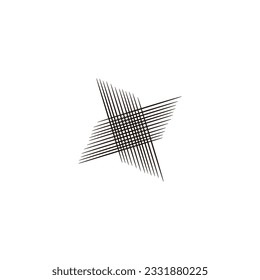 Fondo, líneas símbolo geométrico simple vector logo