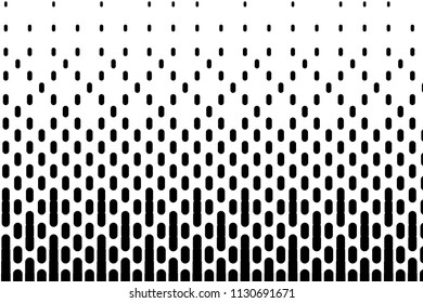 Background with lines. Halftone effect. Digital gradient. Minimalistic, dynamic stale. Black and white vector illustration.