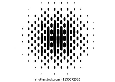 Background with lines. Halftone effect. Digital gradient. Minimalistic, dynamic stale. Black and white vector illustration.