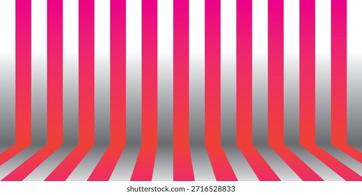 Fondo de líneas de tonos magenta o rosa sobre un fondo blanco

