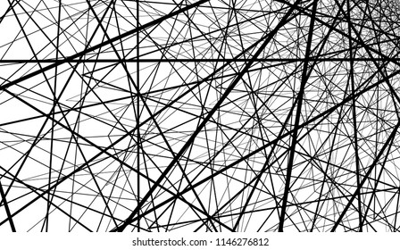 Background of lines are twisted in a spiral. Black lines on white background