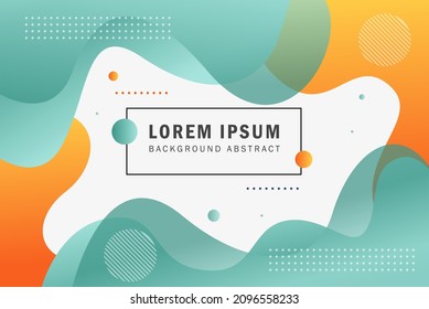 background liquid Colorful geometric abstract
