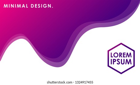 Background Liquid Design. Cool background. Color gradation. Minimalist background. Creative Vector. It is suitable for your work project. EPS EPS 10.