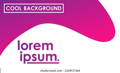 Background Liquid Design. Cool background. Color gradation. Minimalist background. Creative Vector. It is suitable for your work project. EPS EPS 10.