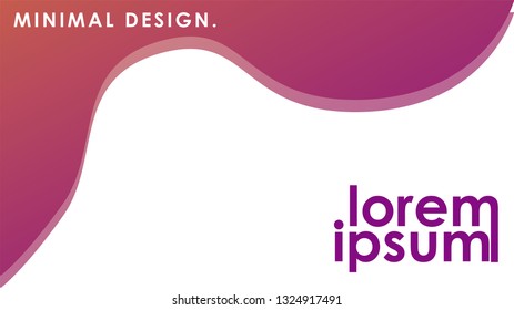 Background Liquid Design. Cool background. Color gradation. Minimalist background. Creative Vector. It is suitable for your work project. EPS EPS 10.
