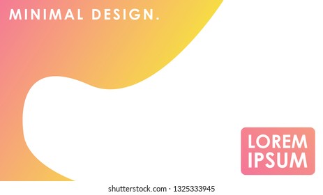 Background Liquid Design. Cool background. Color gradation. Minimalist background. Creative Vector. It is suitable for your work project. EPS EPS 10.