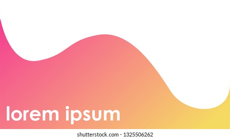 Background Liquid Design. Cool background. Color gradation. Minimalist background. Creative Vector. It is suitable for your work project. EPS EPS 10.