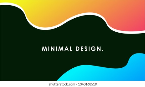 Background Liquid Design. Cool background. Color gradation. Minimalist background. Creative Vector. It is suitable for your work project. EPS EPS 10.