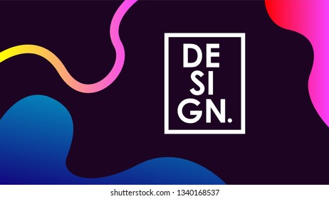 Background Liquid Design. Cool background. Color gradation. Minimalist background. Creative Vector. It is suitable for your work project. EPS EPS 10.