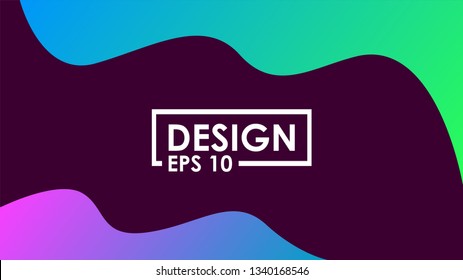 Background Liquid Design. Cool background. Color gradation. Minimalist background. Creative Vector. It is suitable for your work project. EPS EPS 10.