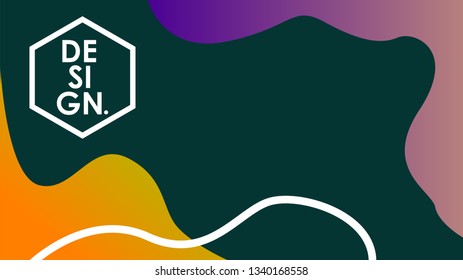 Background Liquid Design. Cool background. Color gradation. Minimalist background. Creative Vector. It is suitable for your work project. EPS EPS 10.