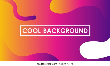 Background Liquid Design. Cool background. Color gradation. Minimalist background. Creative Vector. It is suitable for your work project. EPS EPS 10.