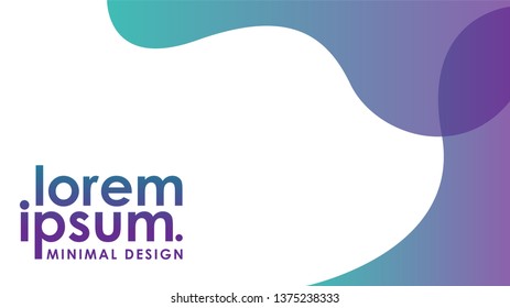 Background Liquid Design. Cool background. Color gradation. Minimalist background. Creative Vector. It is suitable for your work project. EPS EPS 10.