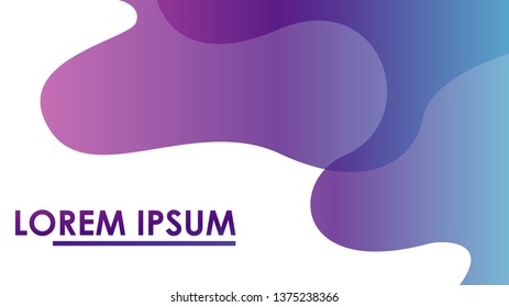 Background Liquid Design. Cool background. Color gradation. Minimalist background. Creative Vector. It is suitable for your work project. EPS EPS 10.
