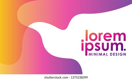 Background Liquid Design. Cool background. Color gradation. Minimalist background. Creative Vector. It is suitable for your work project. EPS EPS 10.