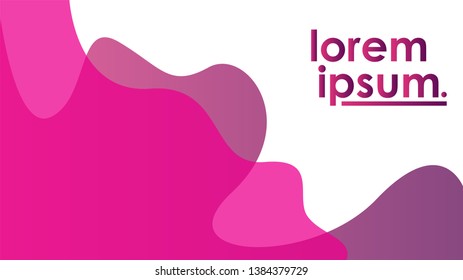 Background Liquid Design. Cool background. Color gradation. Minimalist background. Creative Vector. It is suitable for your work project.