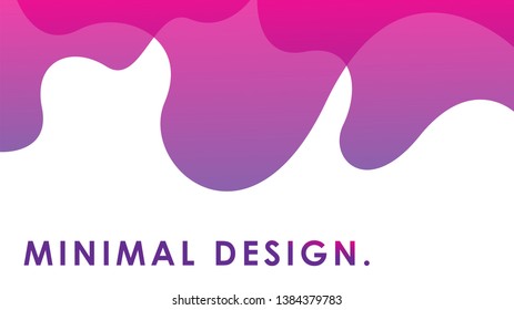 Background Liquid Design. Cool background. Color gradation. Minimalist background. Creative Vector. It is suitable for your work project.