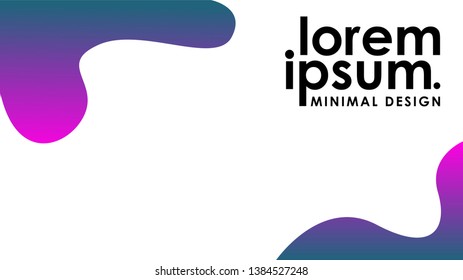 Background Liquid Design. Cool background. Color gradation. Minimalist background. Creative Vector. It is suitable for your work project.