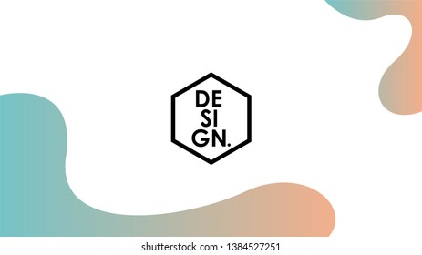 Background Liquid Design. Cool background. Color gradation. Minimalist background. Creative Vector. It is suitable for your work project.