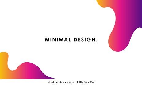 Background Liquid Design. Cool background. Color gradation. Minimalist background. Creative Vector. It is suitable for your work project.