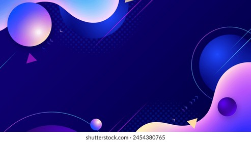 Background with liquid effect copy space vector design in eps 10