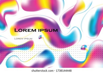 Background Liquid Shapes Wallpaper Vector