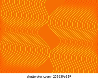 Background of Liquid Wave Lines and Orange Yellow Gradient Colors.