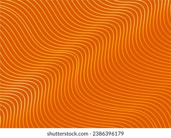 Background of Liquid Wave Lines and Orange Yellow Gradient Colors.
