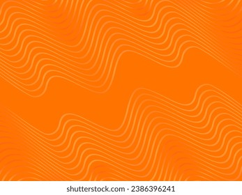 Fondo de líneas de onda líquidas y colores de gradiente amarillo anaranjado.
