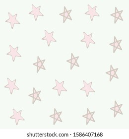 Background with little pink stars